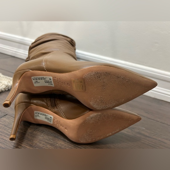 SCHUTZ - Ashlee Up Knee High Slouchy Nappa Leather Boot Size 5 - Picture 12 of 16